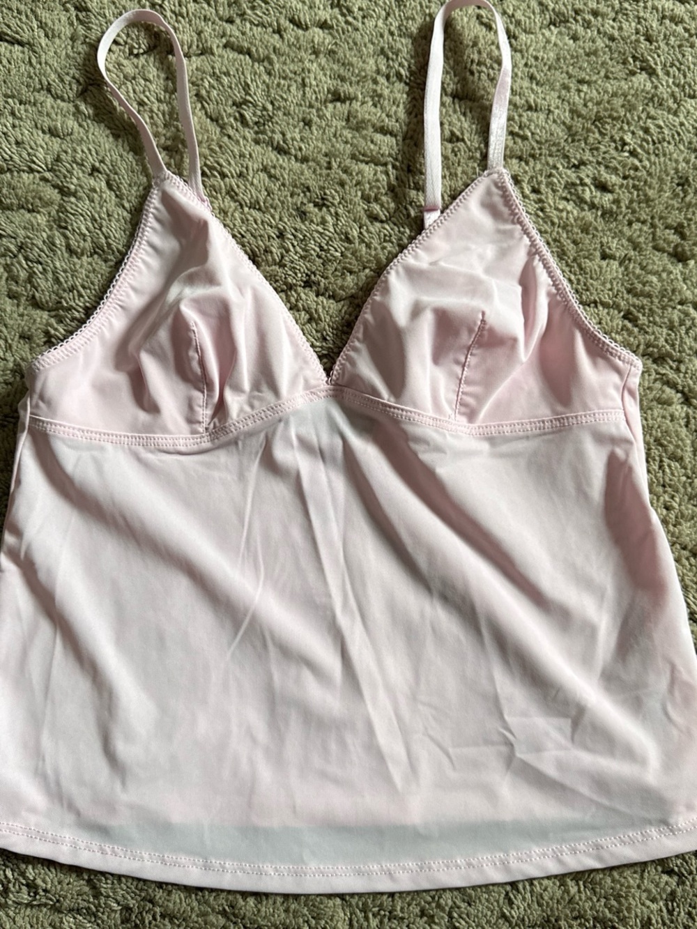 Urban Outfitters Pale Pink Silk-Feel Camisole
